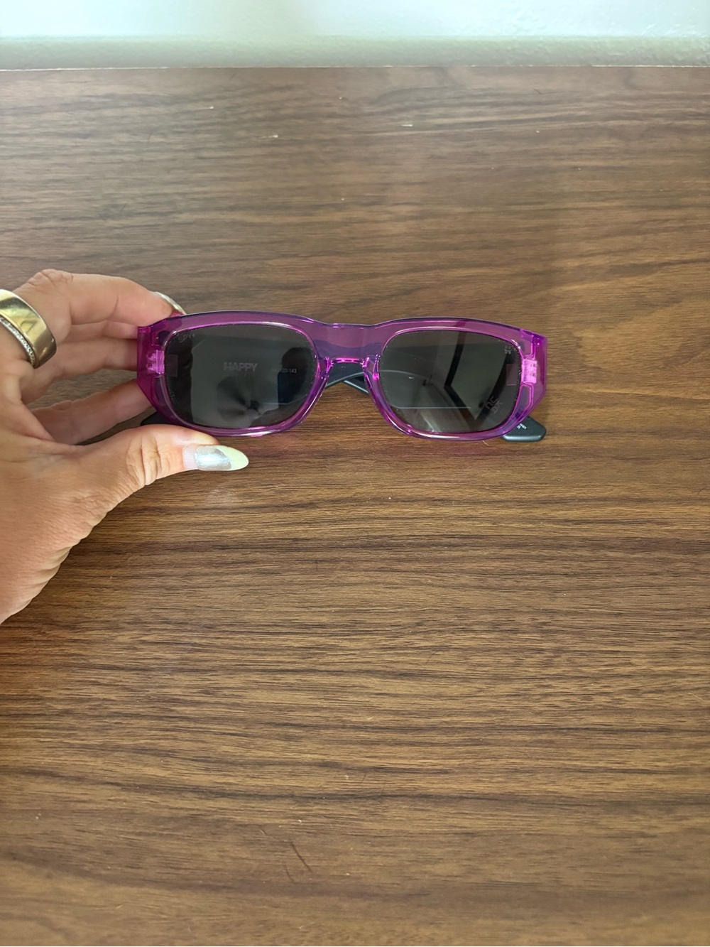Spy genre Transparent Sunglasses - Picture 4 of 4